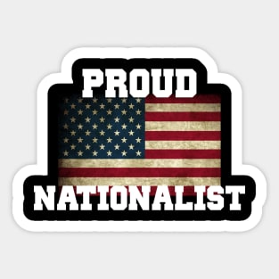 Proud Nationalist Sticker